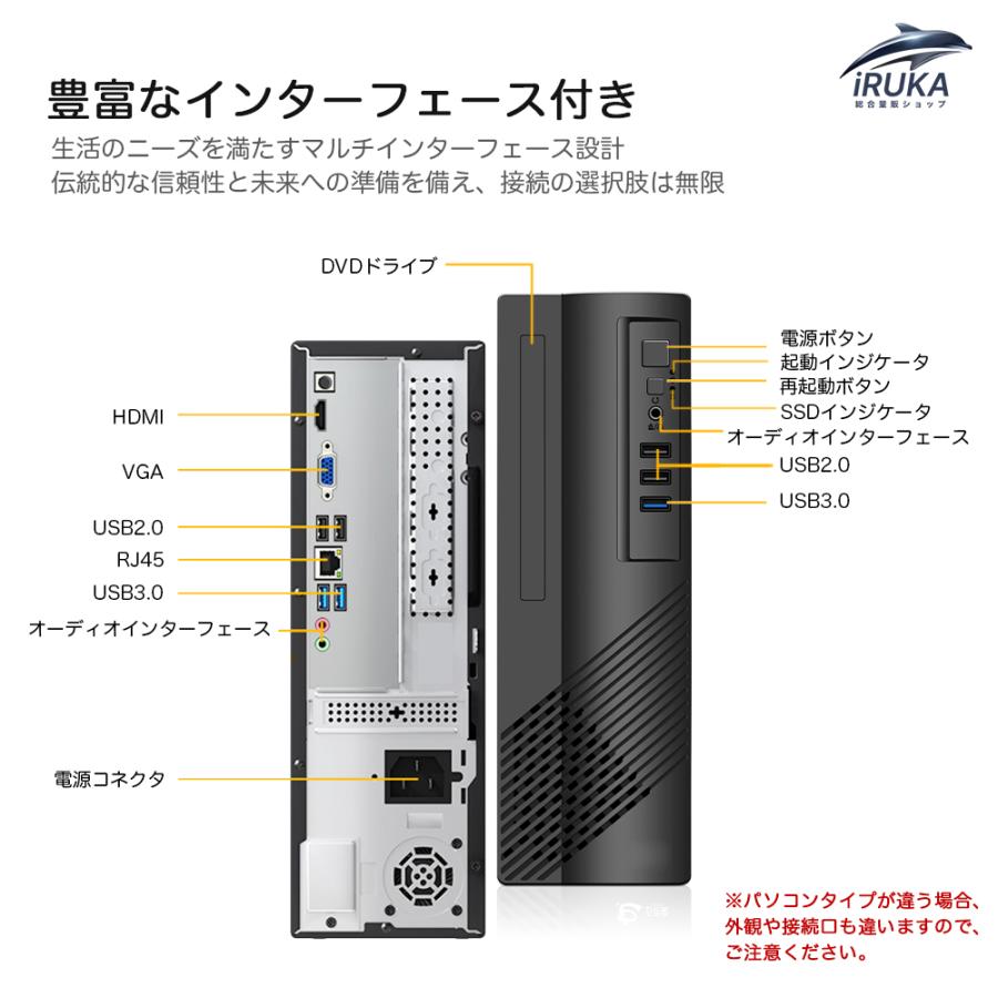 インテル（intel） デスクトップパソコン 新品 Windows11 DVDドライブ