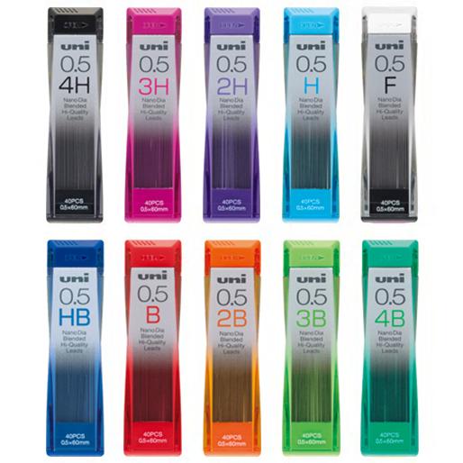 ユニ ナノダイヤ シャープ替芯0.5mm 黒40本入 : 名港ショップヤフー店