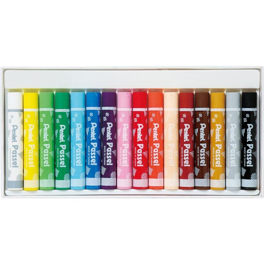 ぺんてる（Pentel） パッセル クリアラベルまきパス 16色 オイル