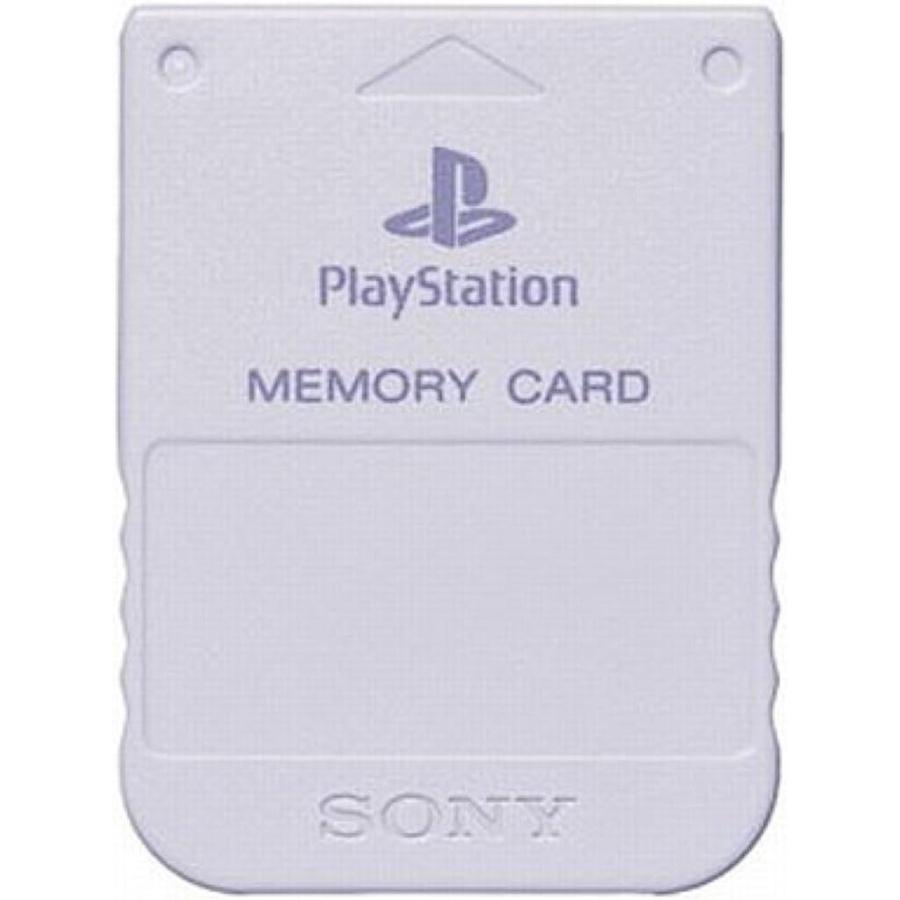PS メモリーカード/ライトグレー/プレイステーション(PS)/新品