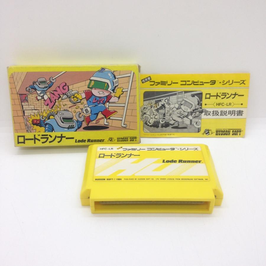 ロードランナー/初期小箱版/ファミコン(FC)/箱・説明書あり ロードランナー/初期小箱版/ファミコン(FC)/箱・説明書あり