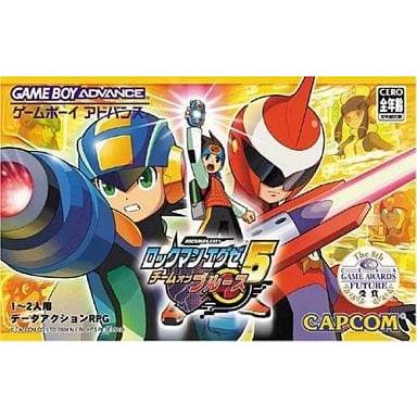 日本限定モデル ロックマンエグゼ5 チームオブブルース ゲームボーイアドバンス Gba 箱 説明書あり