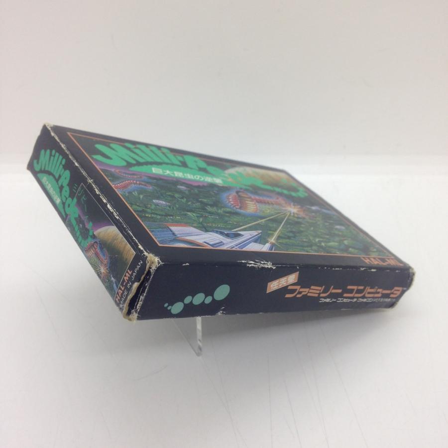 ミリピード 巨大昆虫の逆襲/ファミコン(FC)/箱・説明書あり ミリピード 巨大昆虫の逆襲/ファミコン(FC)/箱・説明書あり