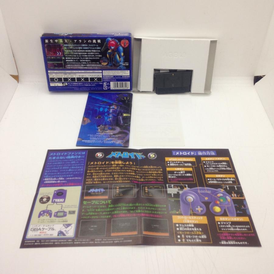 メトロイドフュージョン/ゲームボーイアドバンス(GBA)/箱・説明書あり