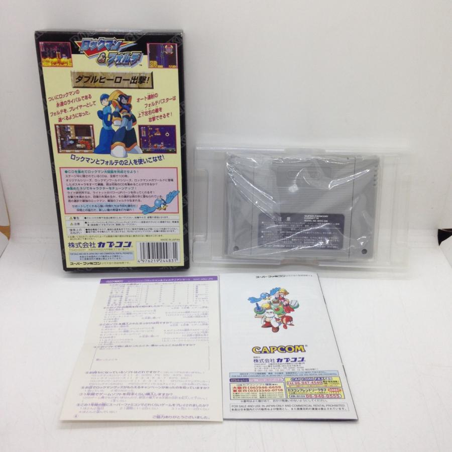 ロックマン\u0026フォルテ/スーパーファミコン(SFC)/中古/箱・説明書あり_2