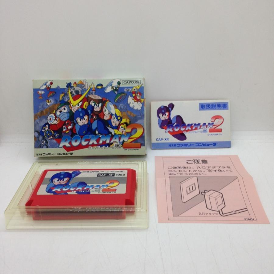 ロックマン2 Dr.ワイリーの謎/ファミコン(FC)/中古/箱・説明書あり