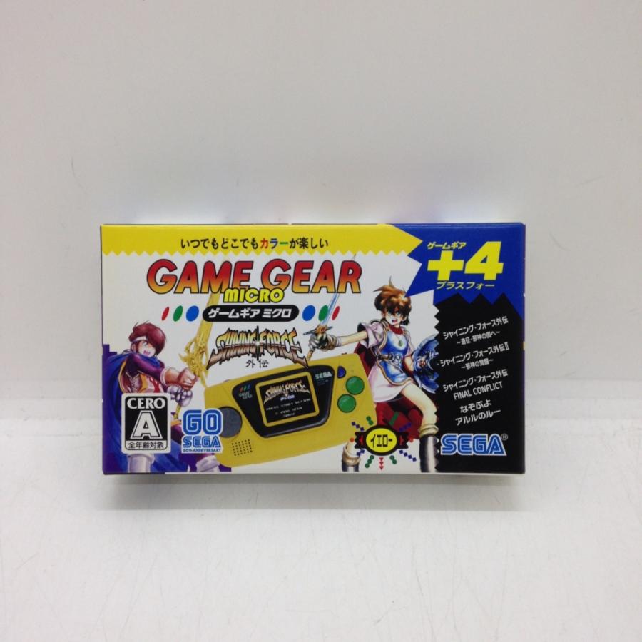 美品 SEGA GAME GEAR micro イエロー ゲームギアミクロ イエロー/ゲームギア(GG)/新品 : MEIKOYA - 通販