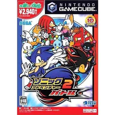 B)ソニック・アドベンチャー2バトル/ゲームキューブ(GC)/中古/箱・説明