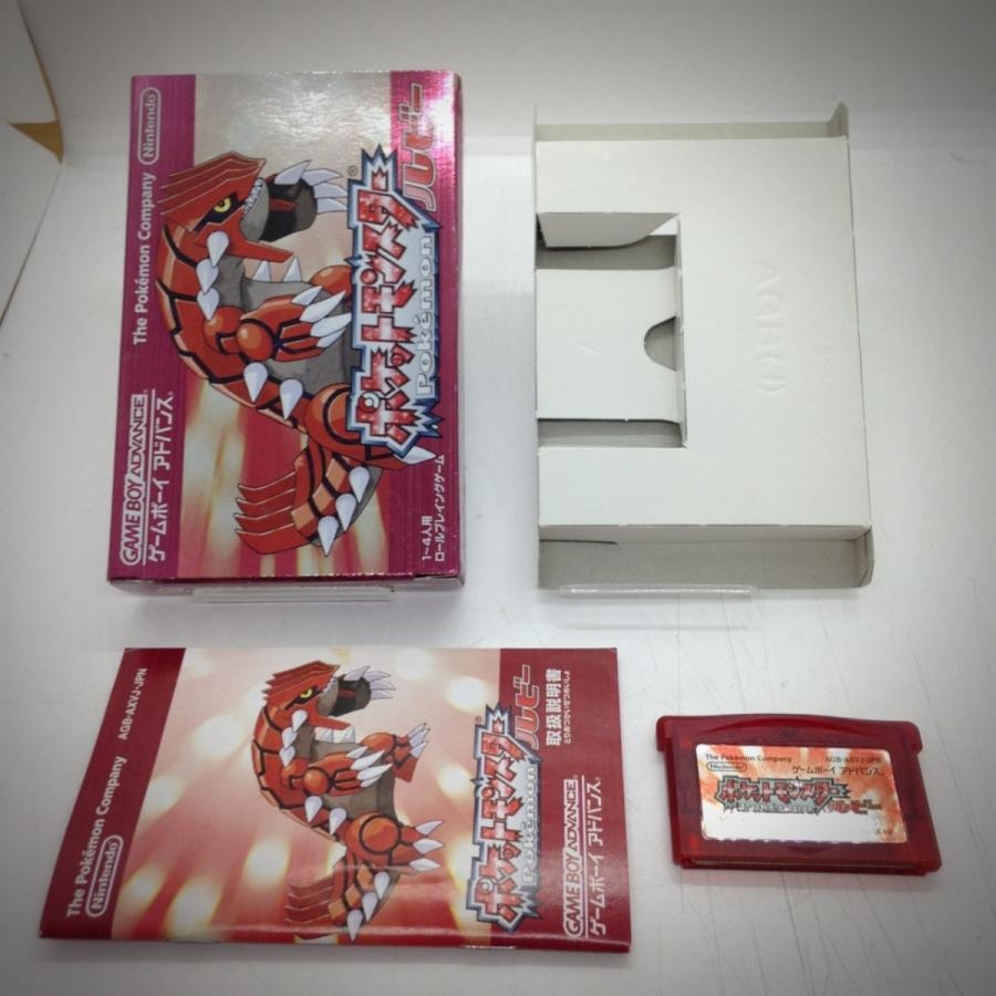 ポケットモンスター ルビー/ゲームボーイアドバンス(GBA)/中古/箱