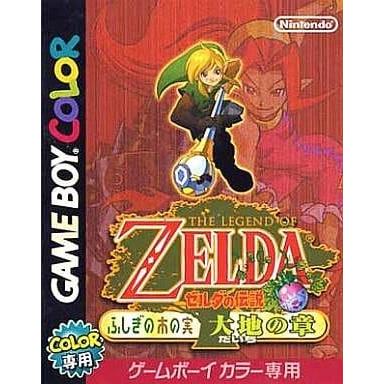 ゼルダの伝説　ふしぎの木の実　時空の章　大地の章　GB 外箱・説明書付き Amazon.co.jp: ゼルダの伝説 ふしぎの木の実 時空の章 (てんとう虫