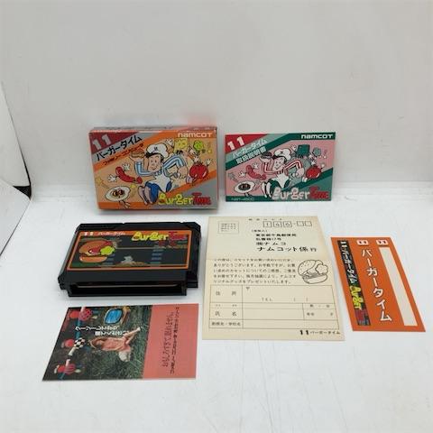 バーガータイム/ファミコン(FC)/中古/箱・説明書あり : MEIKOYA - 通販