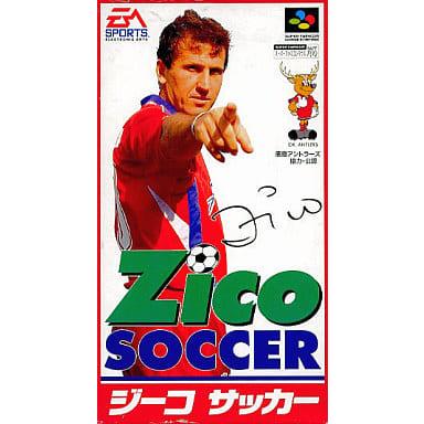 ジーコサッカー/スーパーファミコン(SFC)/中古/箱・説明書あり