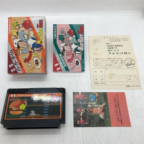 バーガータイム/ファミコン(FC)/中古/箱・説明書あり : MEIKOYA - 通販