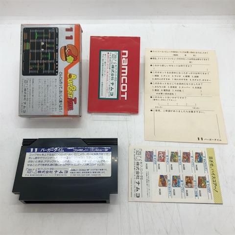 バーガータイム/ファミコン(FC)/中古/箱・説明書あり : MEIKOYA - 通販