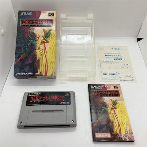 旧約 女神転生 修正版/スーパーファミコン(SFC)/中古/箱・説明書あり