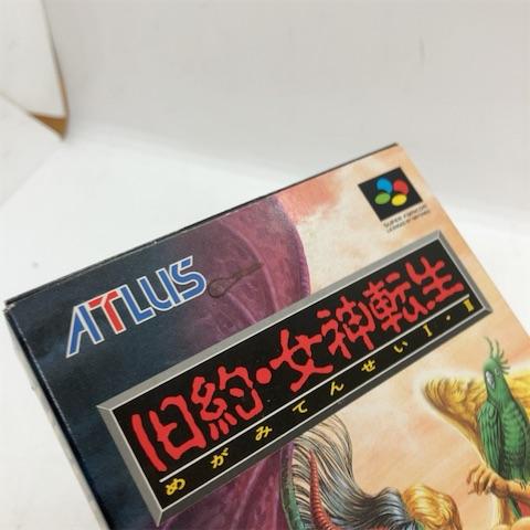 旧約 女神転生 修正版/スーパーファミコン(SFC)/中古/箱・説明書あり