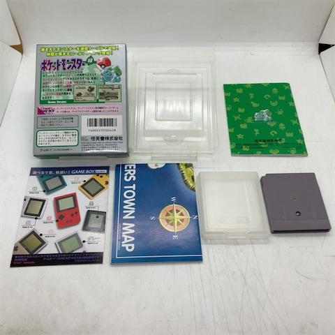 ポケットモンスター 緑 マップ同梱/ゲームボーイ(GB)/中古/箱・説明書