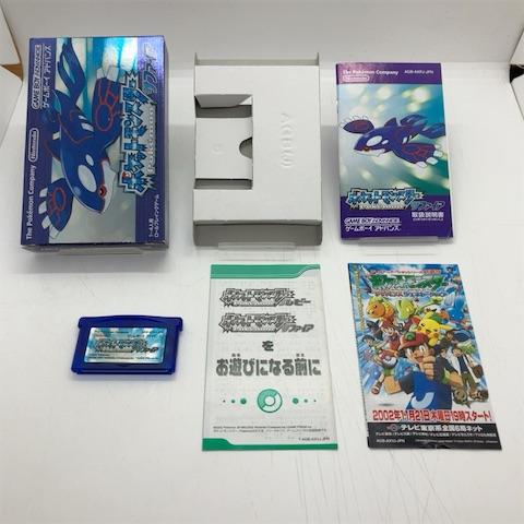 【中古】GBA ポケットモンスター サファイア 箱あり ポケットモンスター サファイア/ゲームボーイアドバンス(GBA)/中古/箱