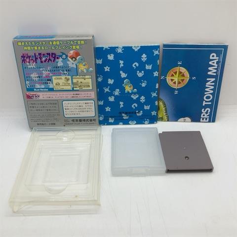 ポケットモンスター青 初回限定販売版/ゲームボーイ(GB)/中古/箱・説明