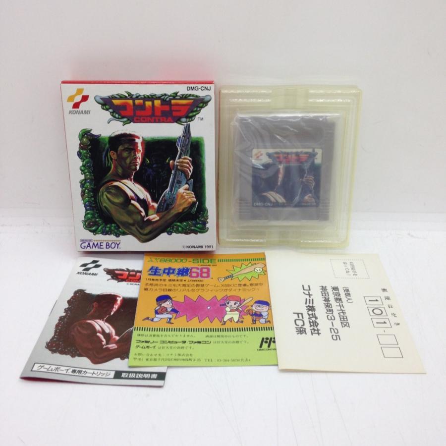 専用　ゲームボーイ　専用ソフト　[箱　取説付き]コントラ Amazon | コントラ | ゲームソフト
