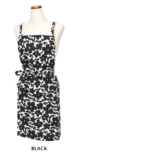 エプロン フラワー 花柄 セルマ 綿100％ おしゃれ かわいい 上品