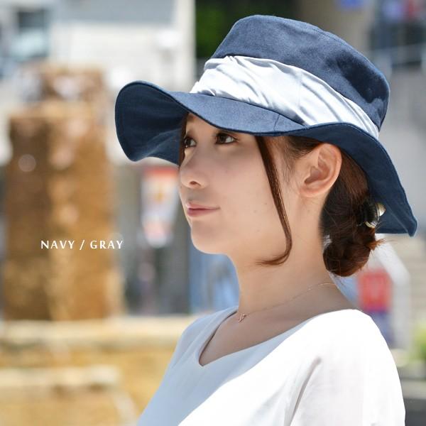 帽子 レディース 遮光 100 Upf50 ハット 帽子 ドレープハット Uvカット 遮熱 つば広 リボン コットン 自然素材 紫外線対策 サイズ調節 完全遮光 送料無料 H17 676 Goods Kobe ヤフーショップ 通販 Yahoo ショッピング