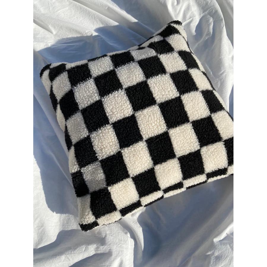 クッション チェッククッション シートクッション 座布団 おざぶ 背