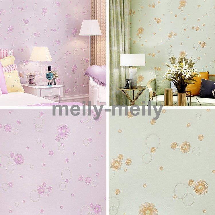 壁紙 おしゃれ 花柄 子供部屋 ピンク のり付き 可愛い モダン はがせる 壁紙シール 壁紙の上から貼れる壁紙 防水 Bz Lm Meily Closet 通販 Yahoo ショッピング