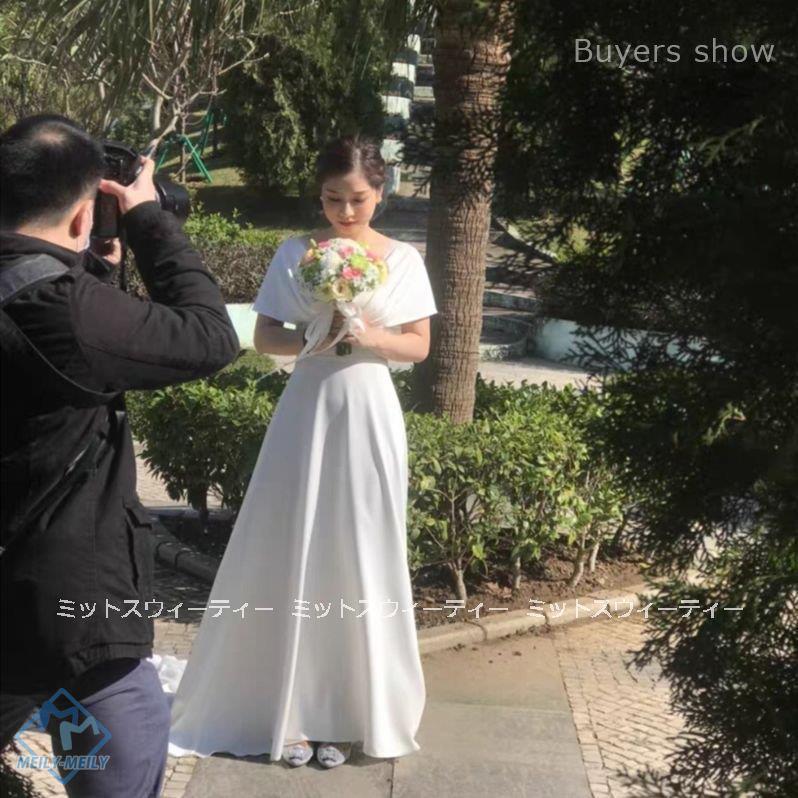 ウェディングドレス 白 二次会 花嫁 カラードレス ギリシャ風 ワンピース ロングドレス 結婚式 海外 Aライン 大人気 可愛い きれいめ おしゃれ ビーチフォト Fz Lm Meily Closet 通販 Yahoo ショッピング