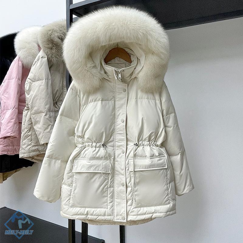 スペシャルブランドグッズ フード付き ダウンコート ミディアム丈 ダウンジャケット レディース 定番 冬 中綿コート ファッション 女の子 厚手 フード付き 着痩せ 防風 特集 Ebminmobiliariard Com