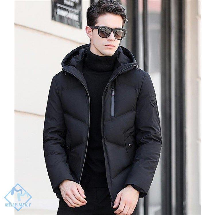 新しいエルメス ダウンコート メンズ ダウンジャケット ダウンコート メンズ ダウンジャケット 大きいサイズ スリム 冬 19 防寒 紳士 大きいサイズ アウター 帽子付き フード付き 暖かい コート アウター