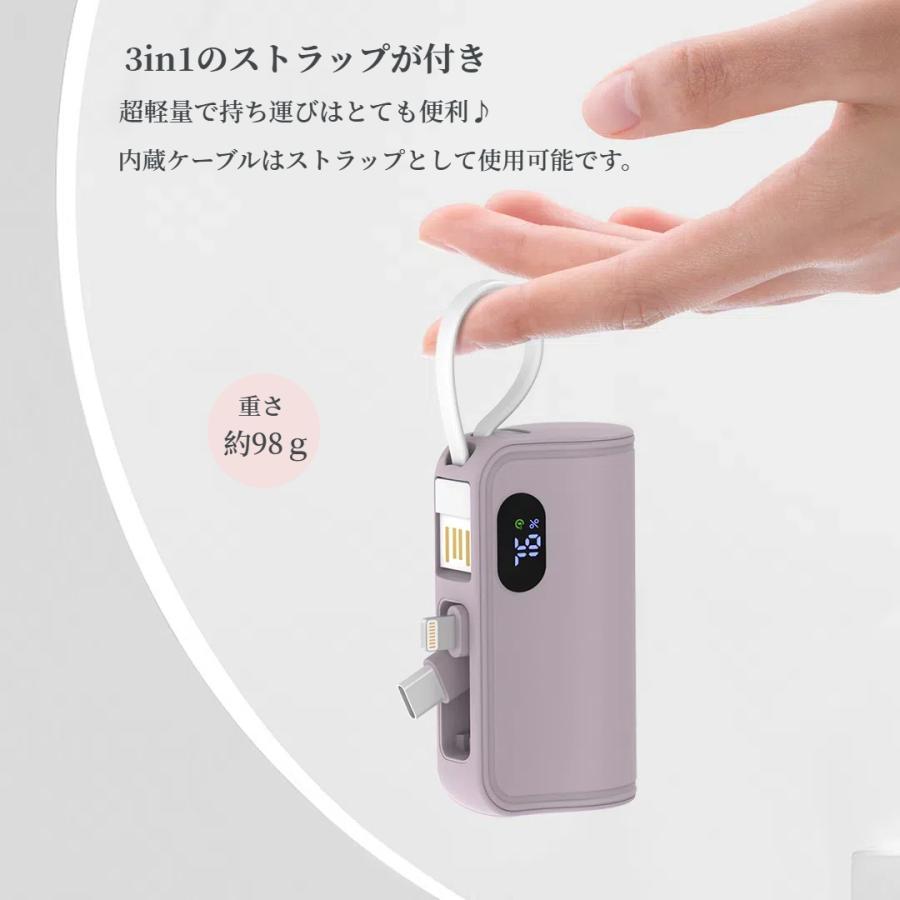 モバイルバッテリー 超軽量 小型 最大20W急速充電 Type-C ピンク Lazos Type-Cポート搭載 QC/PD対応 20,000mAh 高速充電リチウム