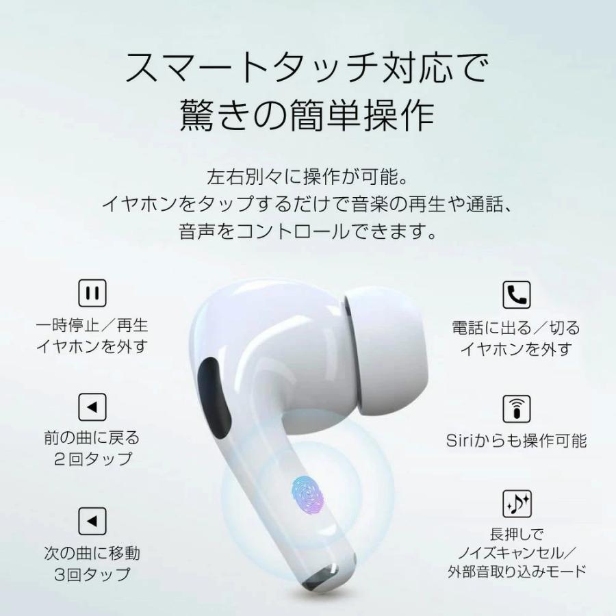 ワイヤレスイヤホン Bluetooth5.3 Hi-Fi音質 bluetoothイヤホン