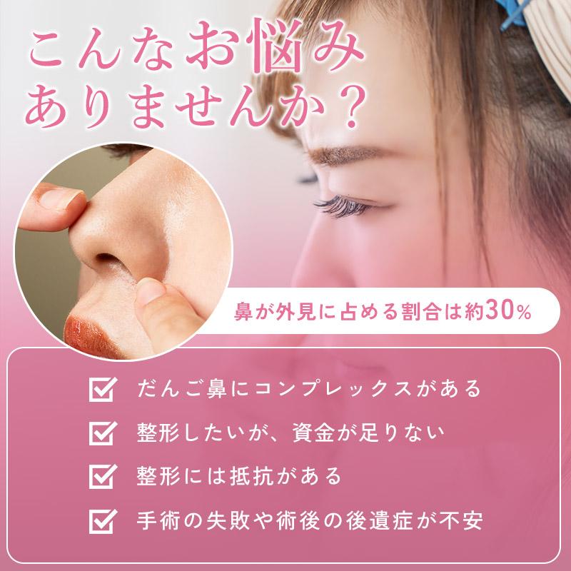 鼻プチ ノーズアップ ノーズクリップ 鼻クリップ3サイズ