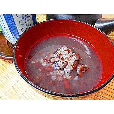 お試し メール便 そばの実 ぜんざい ４袋入  お蕎麦屋さんが作った 蕎麦の実 ぜんざい おしるこ お汁粉 善哉 冷やし レトルト ぜんざい ゼンザイ オシルコ｜meisankobo｜04