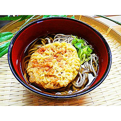 えび天ぷらそば セット 3人前入 エビ天ぷら は1人前につき1枚付 生そば