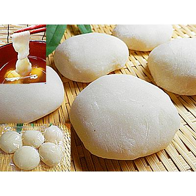 手造り 白 丸餅 こごめ餅 小米 餅 300g 分入×2袋 添加物不使用 丸もち