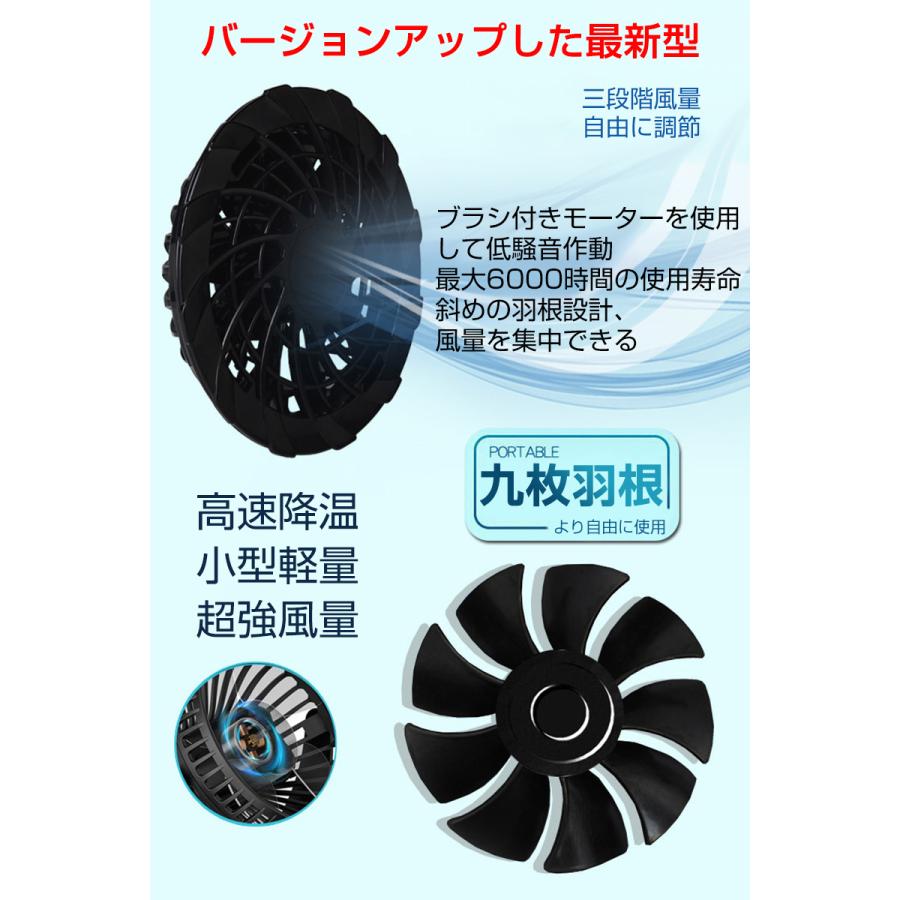 清涼服 クールダウンウェア クールウェア エアコンウェア ダブルファン