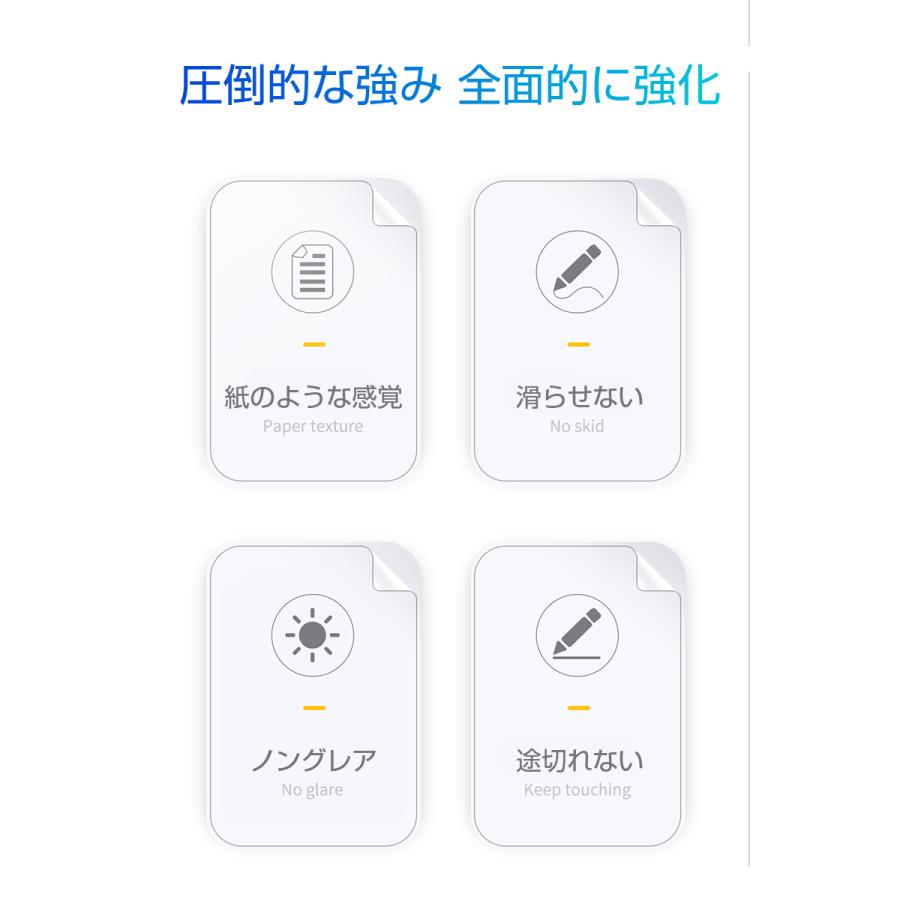 ペーパーライクフィルム 液晶保護フィルム iPadフィルム 紙のような描き心地 ノングレア 反射防止 ほこり 傷防止 iPad / iPad air / iPad mini / iPad pro対応｜meiseishop｜09