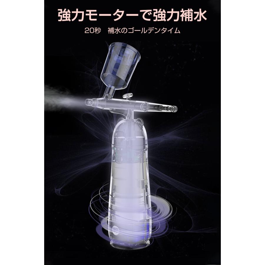 明誠 フェイススチーマー 酸素補給 スプレー ナノ噴霧 化粧水