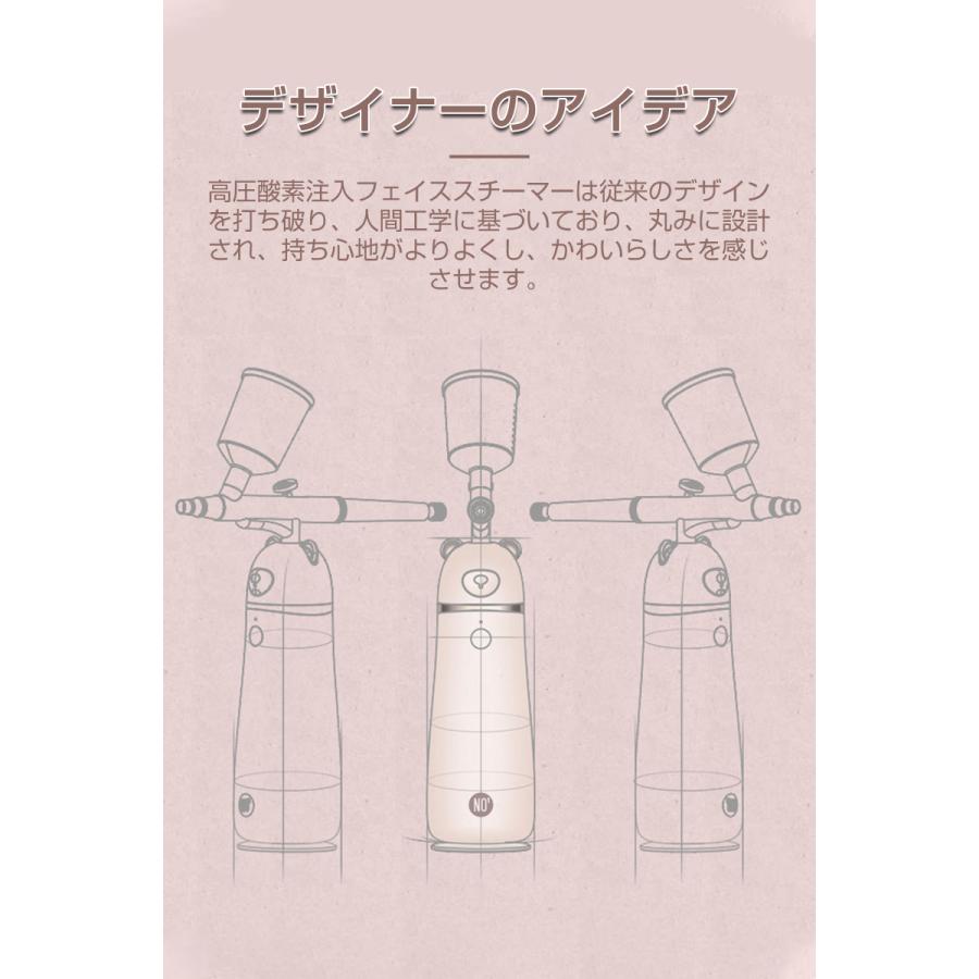 明誠 フェイススチーマー 酸素補給 スプレー ナノ噴霧 化粧水