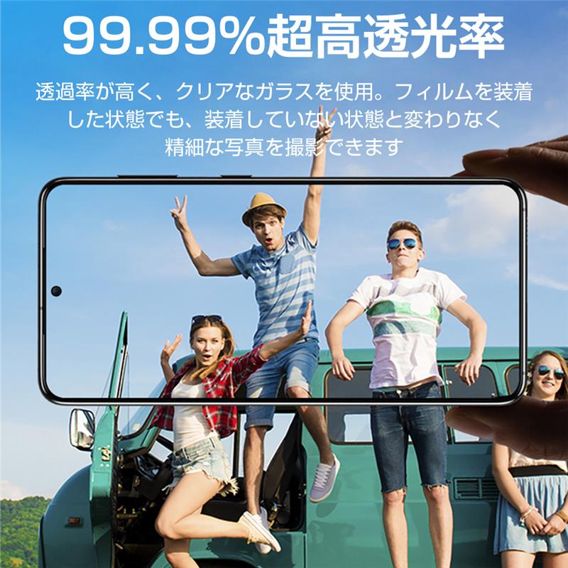 Galaxy S21 5G S21+ 5G カメラ保護ガラスフィルム 自動吸着 ラウンドエッジ加工 SC-51B docomo/SCG09 au/Galaxy S21+ 5G SCG10 au｜meiseishop｜12