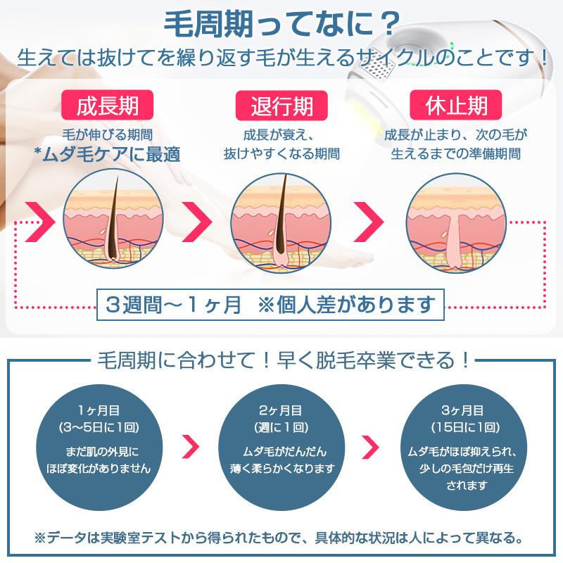 脱毛器 IPL光脱毛器 家庭用脱毛器 60万回 フラッシュ式 オートモード 5段階照射強度調節 剛毛 ムダ毛脱毛 顔やVIOなど全身に使える【PL保険加入済み製品・安心】 | 明誠 | 12