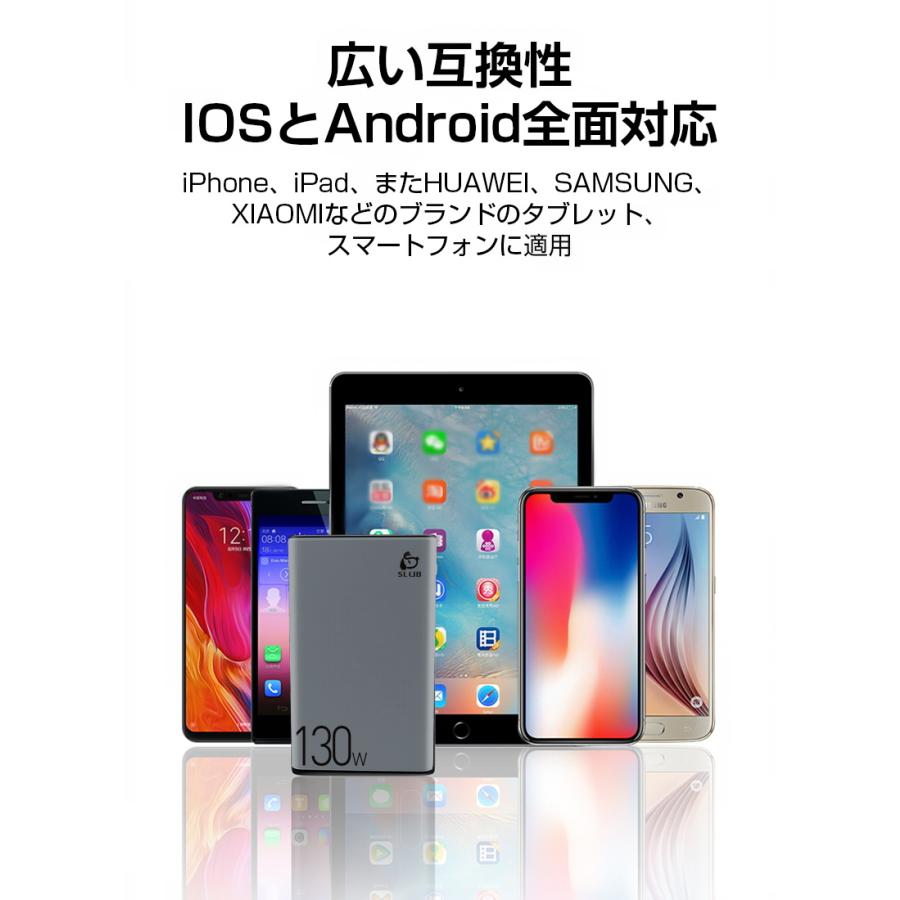 モバイルバッテリー 30000mAh大容量 防災電源 Type-C 100W出力充電器 PD超急速充電 SCP/VOOC対応 同時充電 iPhone17充電 PSE認証【PL保険加入済み製品・安心】 | 明誠 | 15