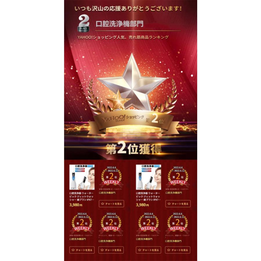 口腔洗浄器 ウォーターピック ジェットウォッシャー 歯ブラシ Ipx6防水 水流洗浄 強弱切り替え 舌磨きノズル 0ml水タンク 噴射 歯石 日本語取扱説明書付き 明誠ショップ 通販 Paypayモール