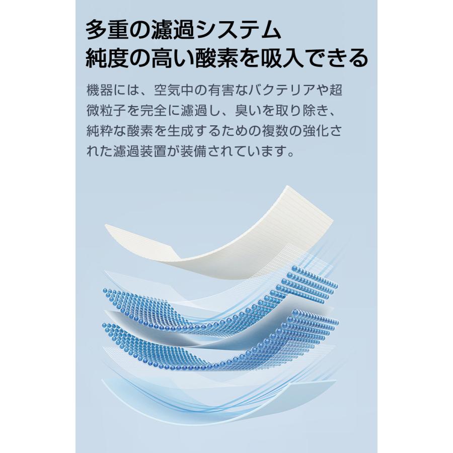 酸素濃縮器 酸素発生器 家庭用 10L大流量 調節可 90％高濃度 酸素吸入 モレキュラーシーブ PSA式 酸欠対策 リモコン付 SOS機能｜meiseishop｜09