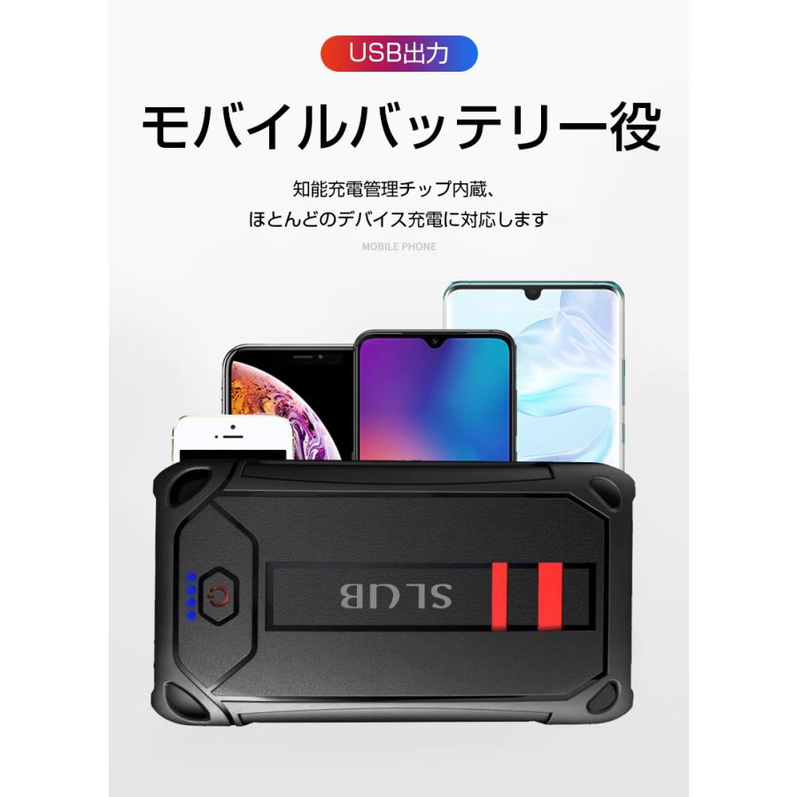 明誠 ジャンプスターター 12V車用エンジンスターター パワー