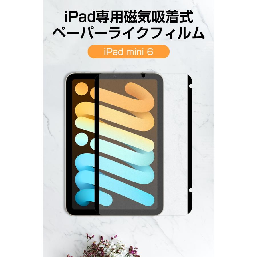 明誠 ペーパーライクフィルム 磁気吸着式 着脱式 iPad/Air/mini/Pro 全
