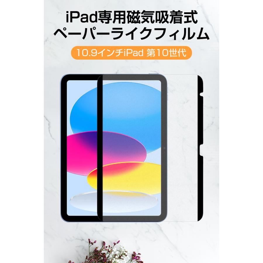 明誠 ペーパーライクフィルム 磁気吸着式 着脱式 iPad/Air/mini/Pro 全