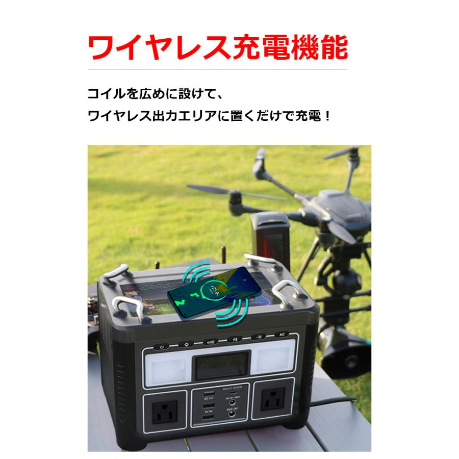 明誠 ポータブル電源 大容量 352Wh 95200mAh AC 360W/USB-A/Type-C/DC